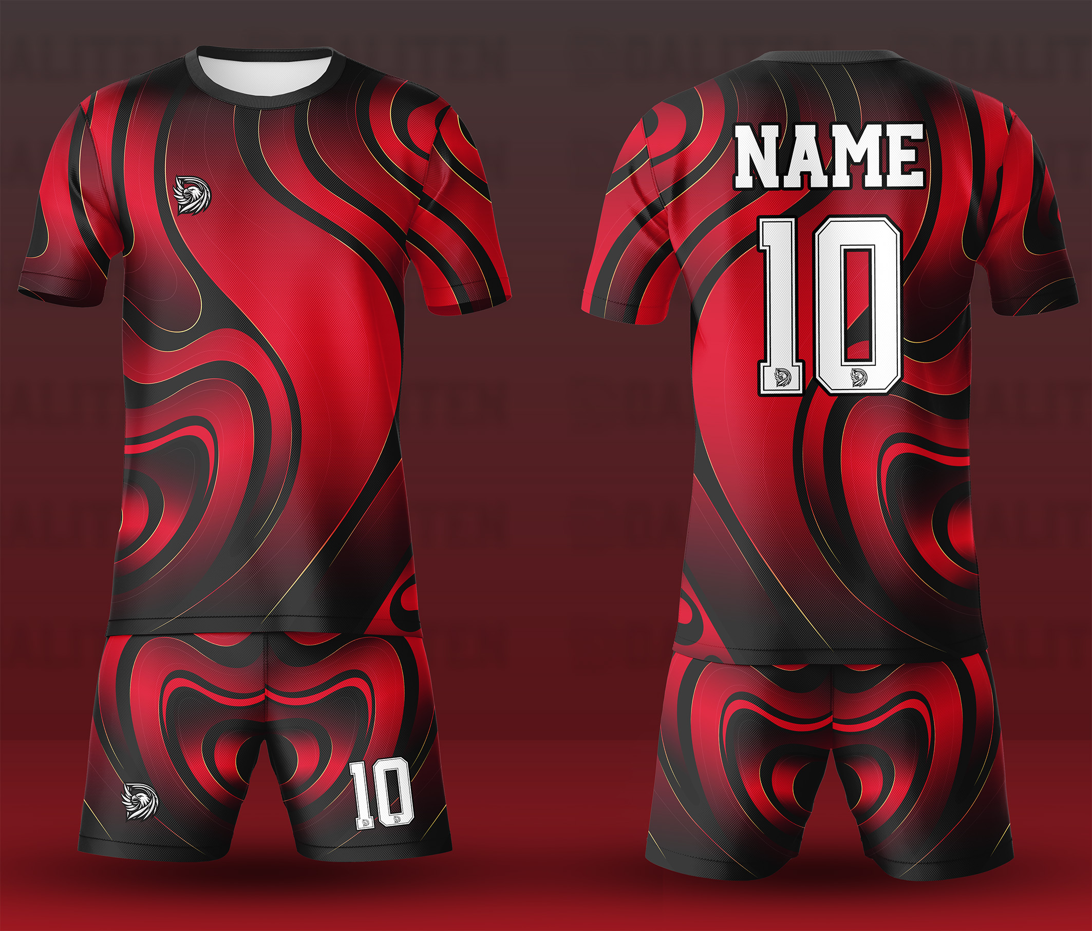 ست پیراهن شورت ورزشی کد D33