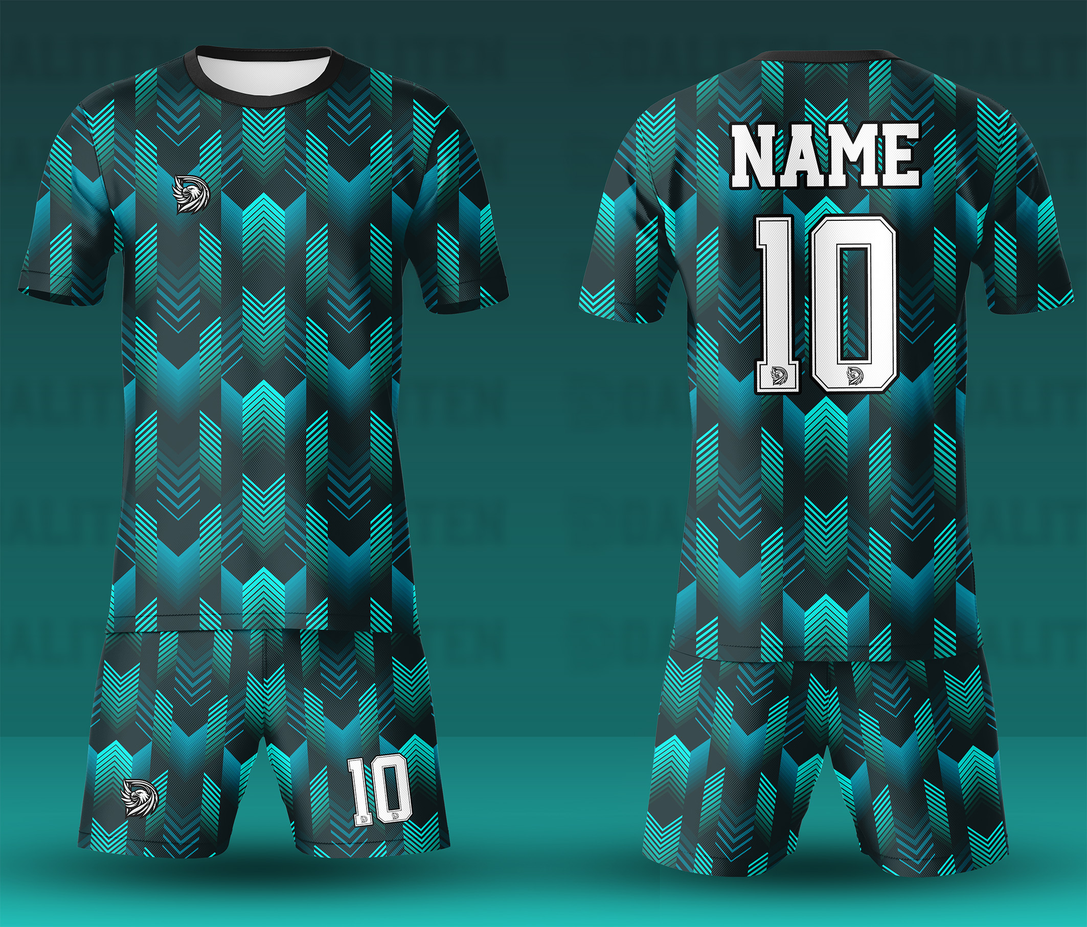 ست پیراهن شورت ورزشی کد D36