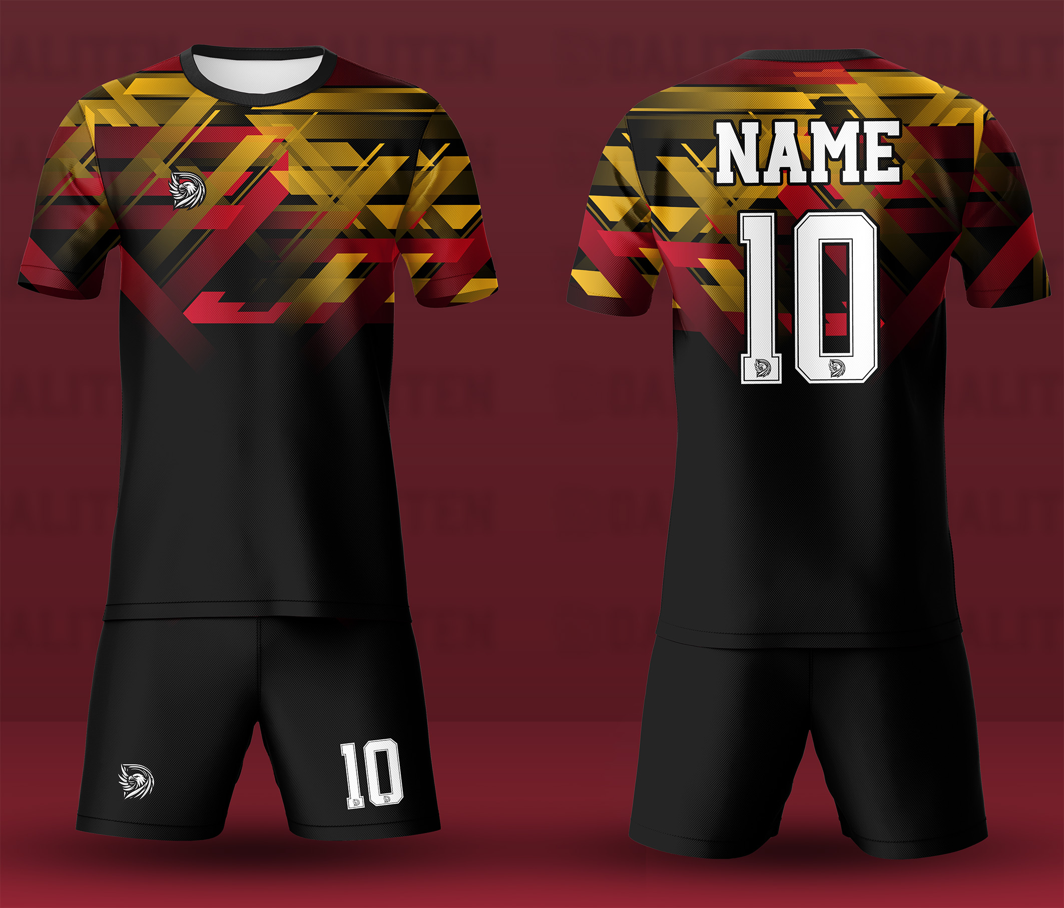 ست پیراهن شورت ورزشی کد D37