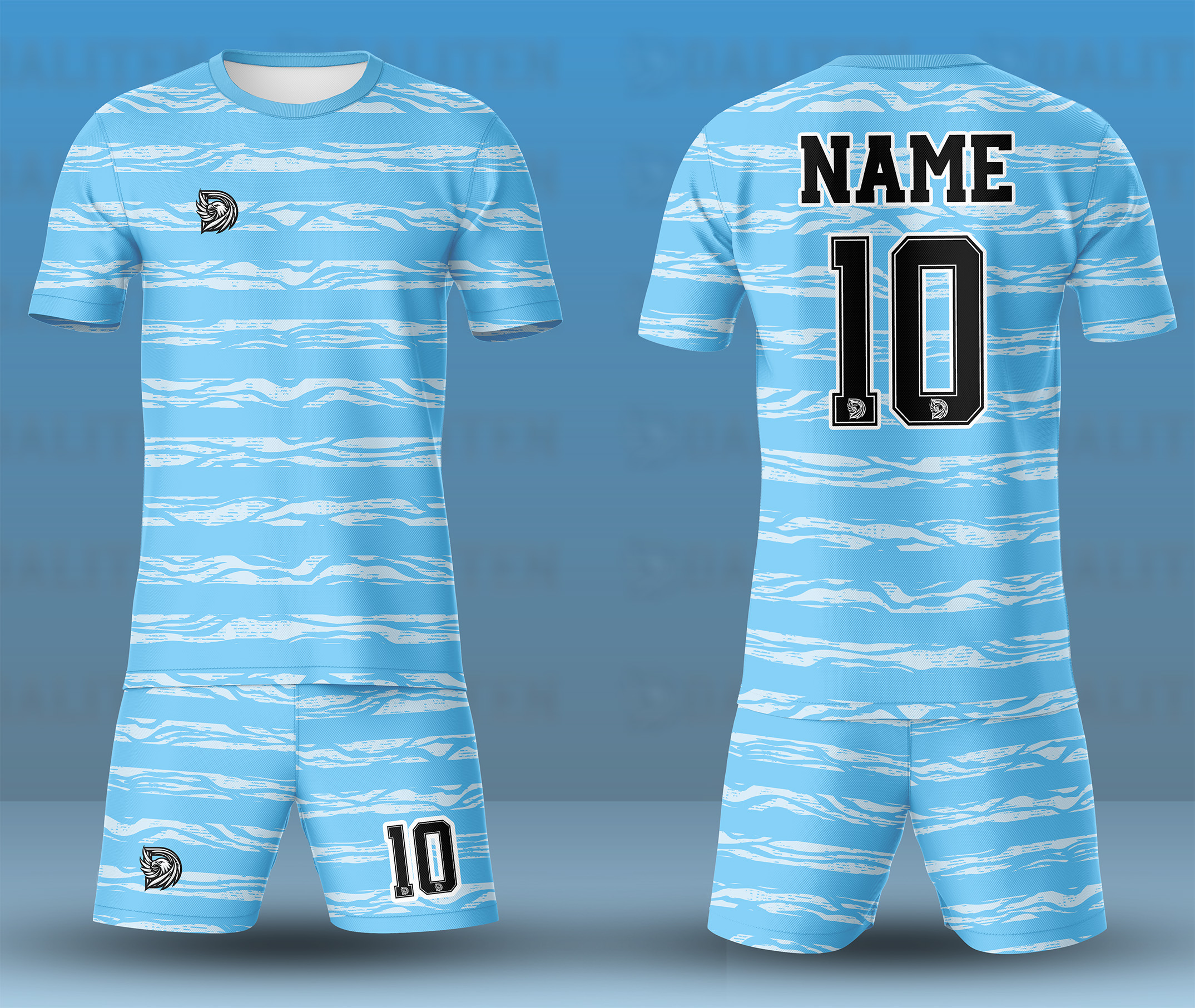 ست پیراهن شورت ورزشی کد D38