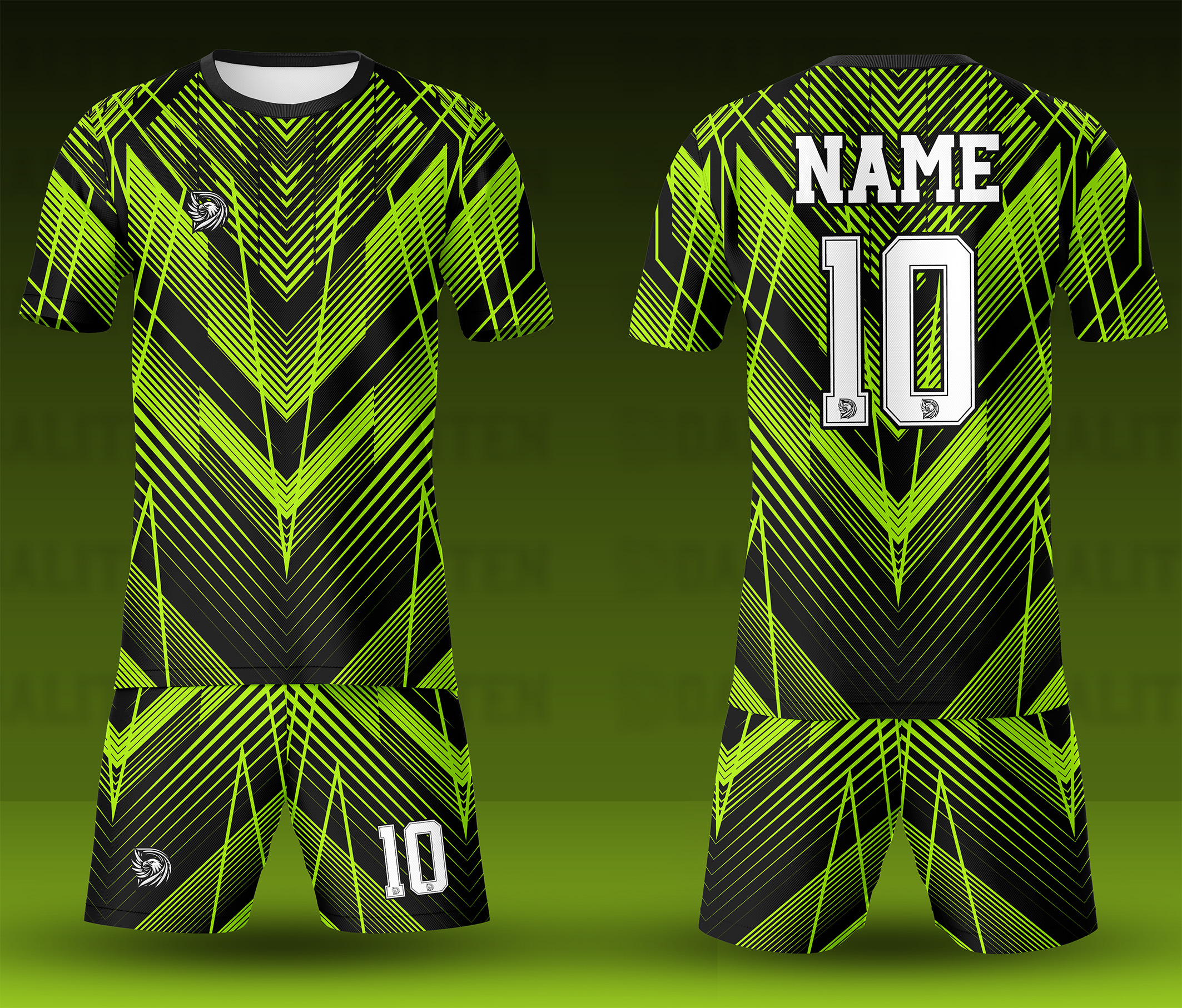 ست پیراهن شورت ورزشی کد D39