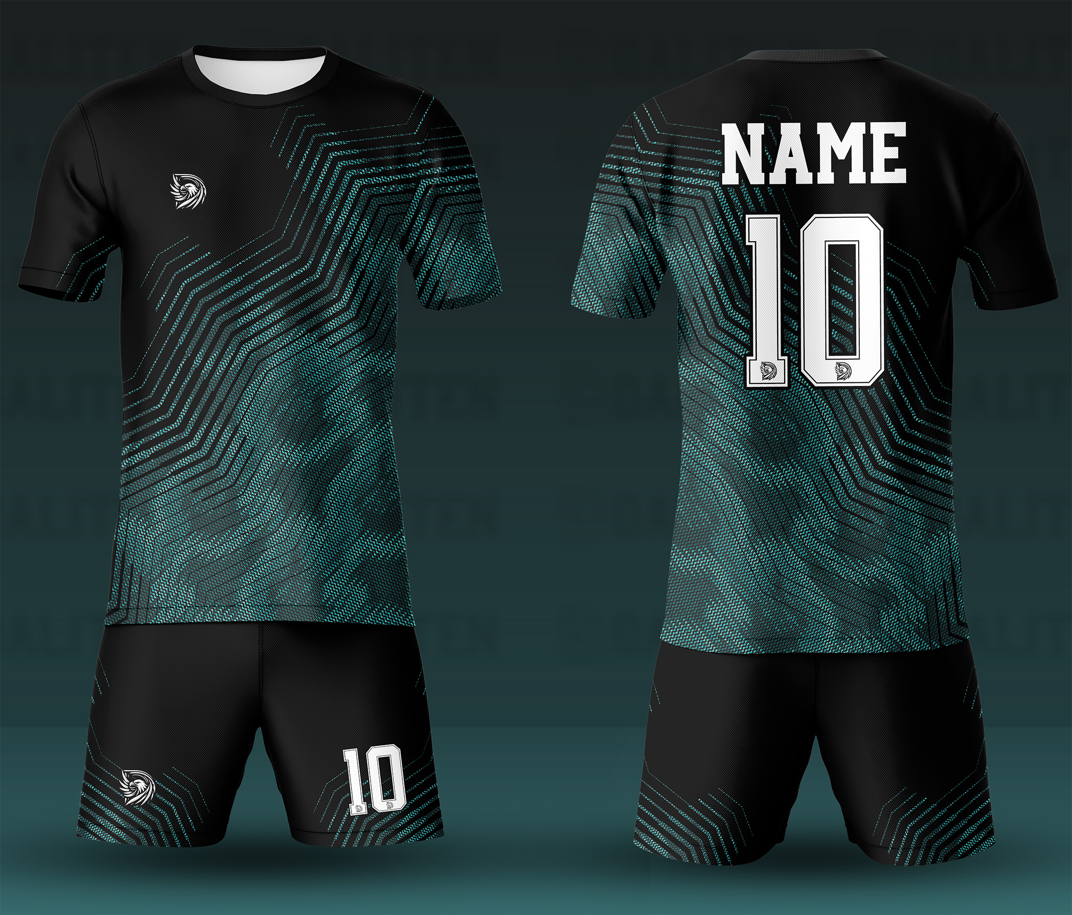 ست پیراهن شورت ورزشی کد D41