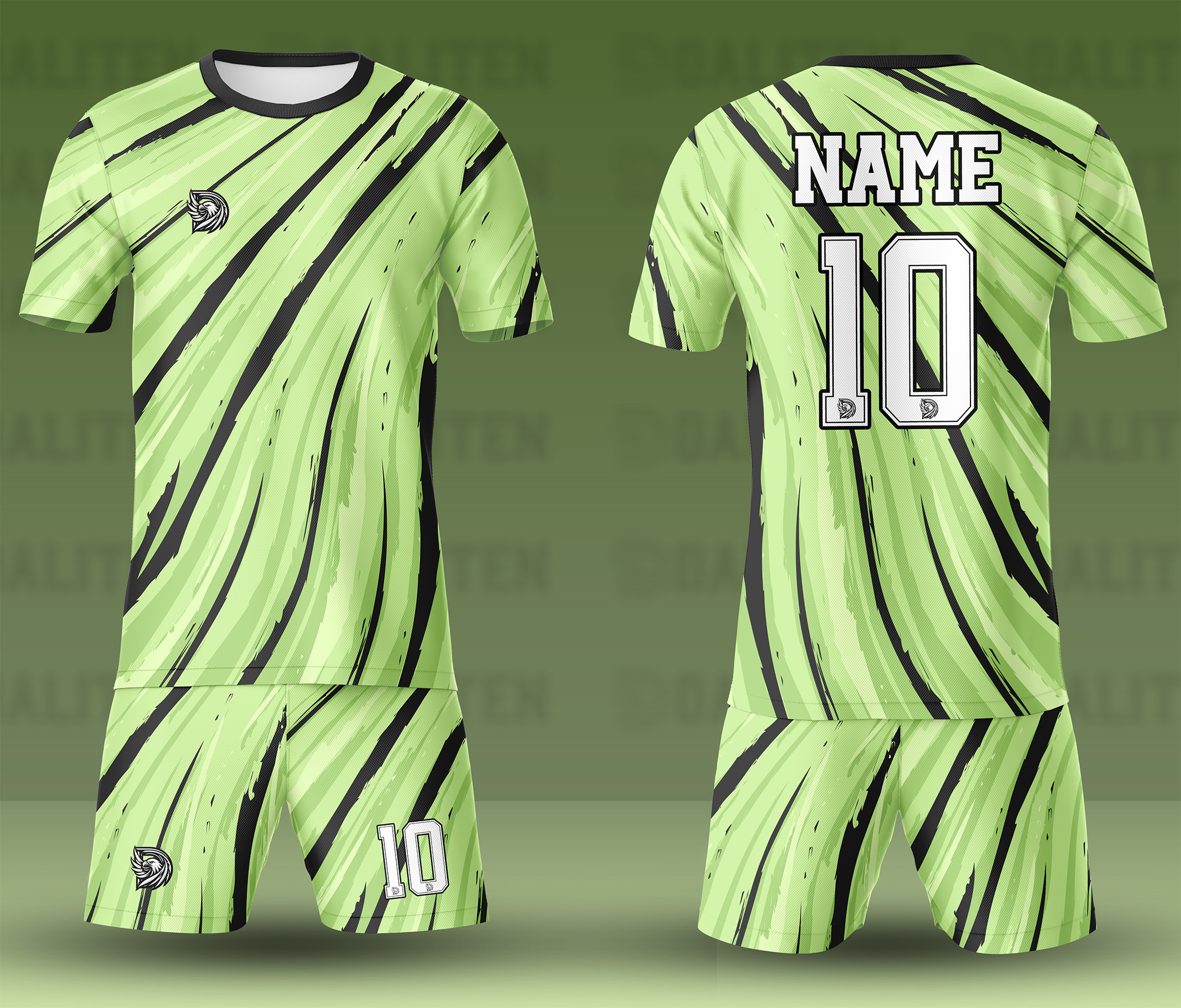 ست پیراهن شورت ورزشی کد D43