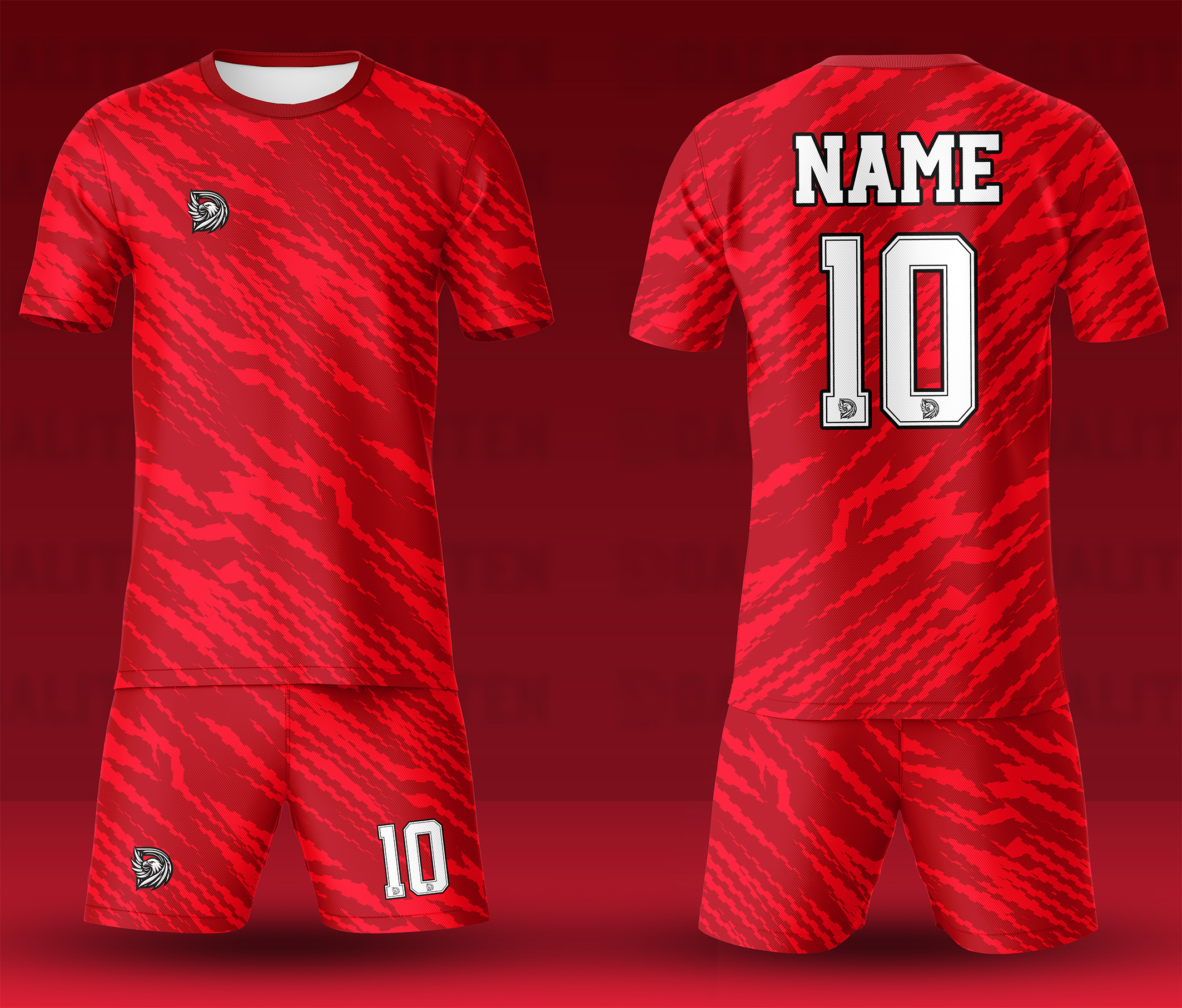 ست پیراهن شورت ورزشی کد D47