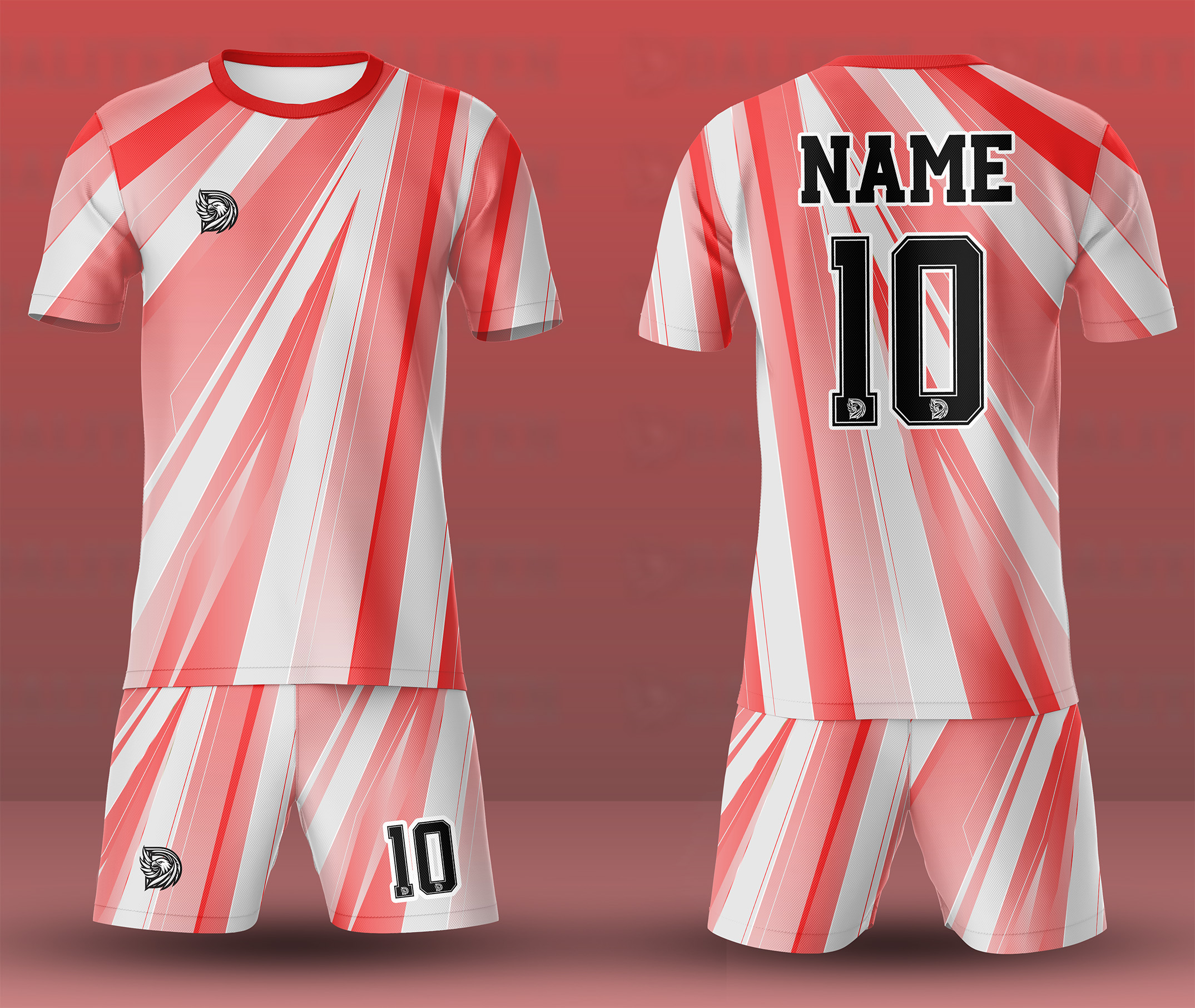 ست پیراهن شورت ورزشی کد D49