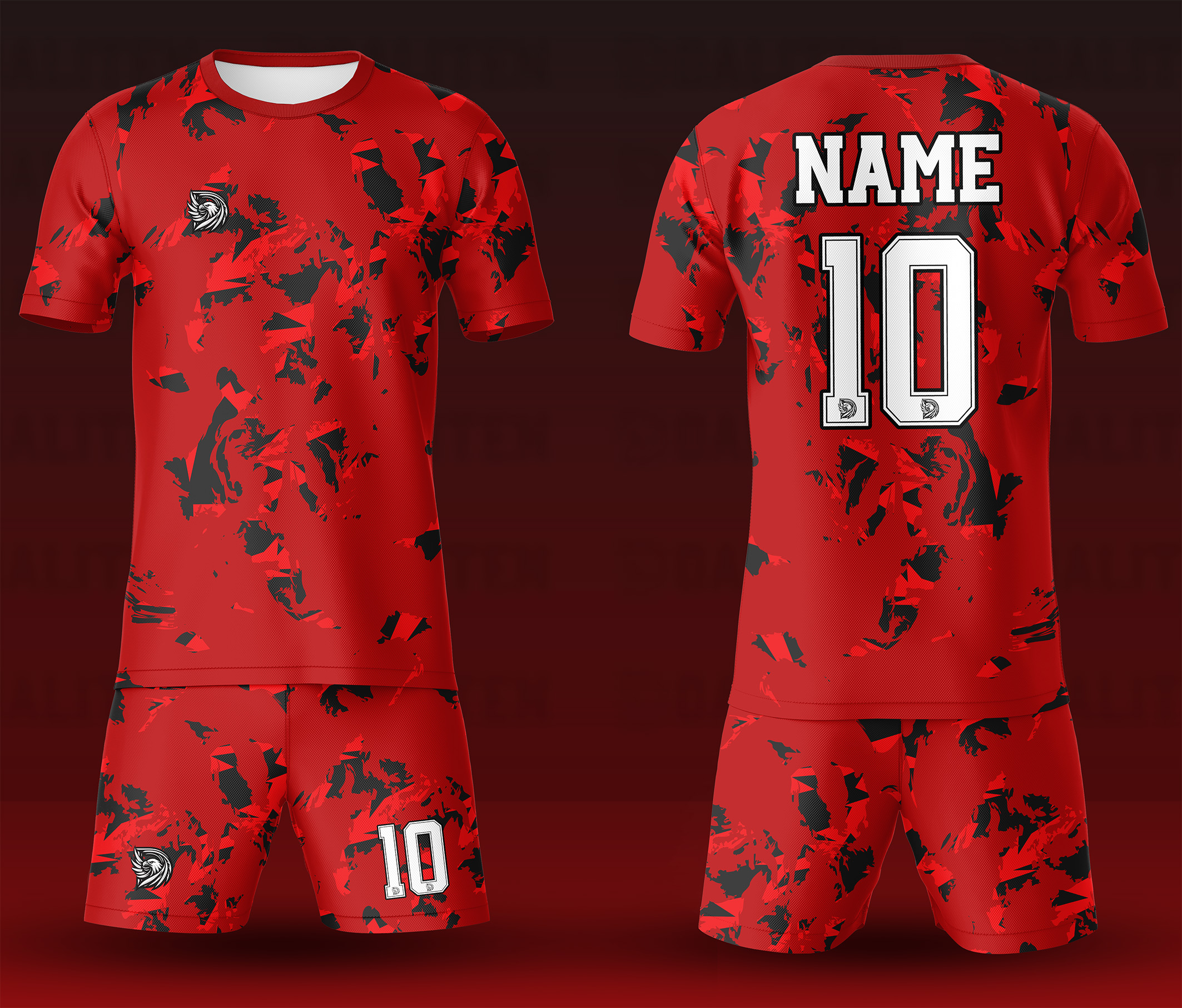 ست پیراهن شورت ورزشی کد D53