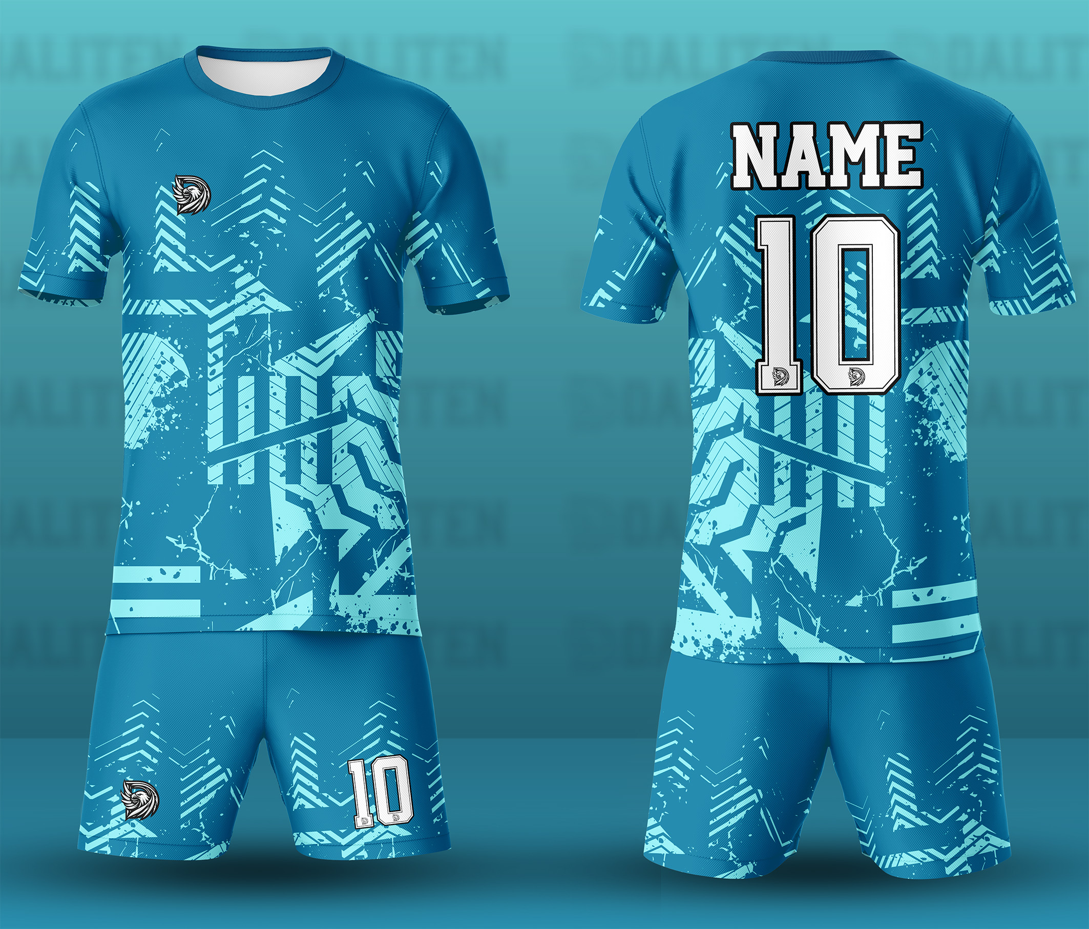 ست پیراهن شورت ورزشی کد D55