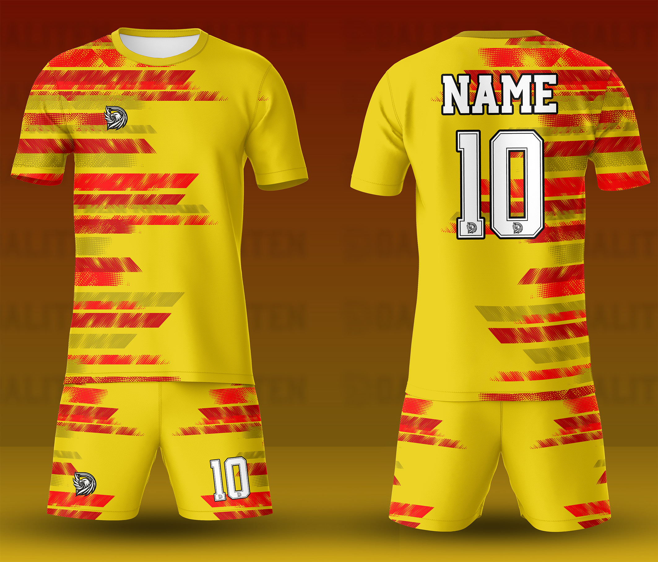 ست پیراهن شورت ورزشی کد D57