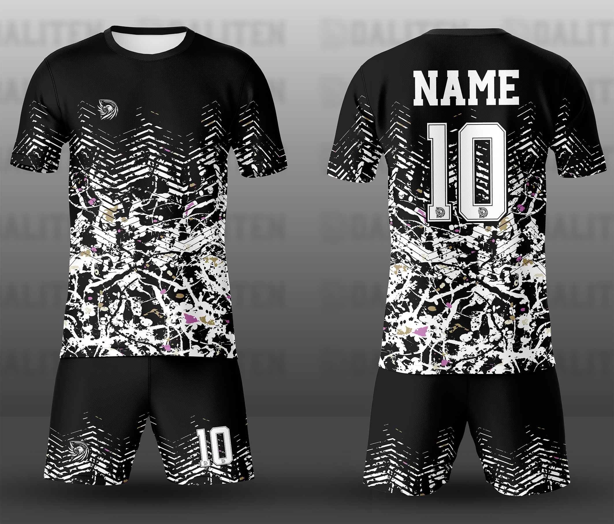 ست پیراهن شورت ورزشی کد D58