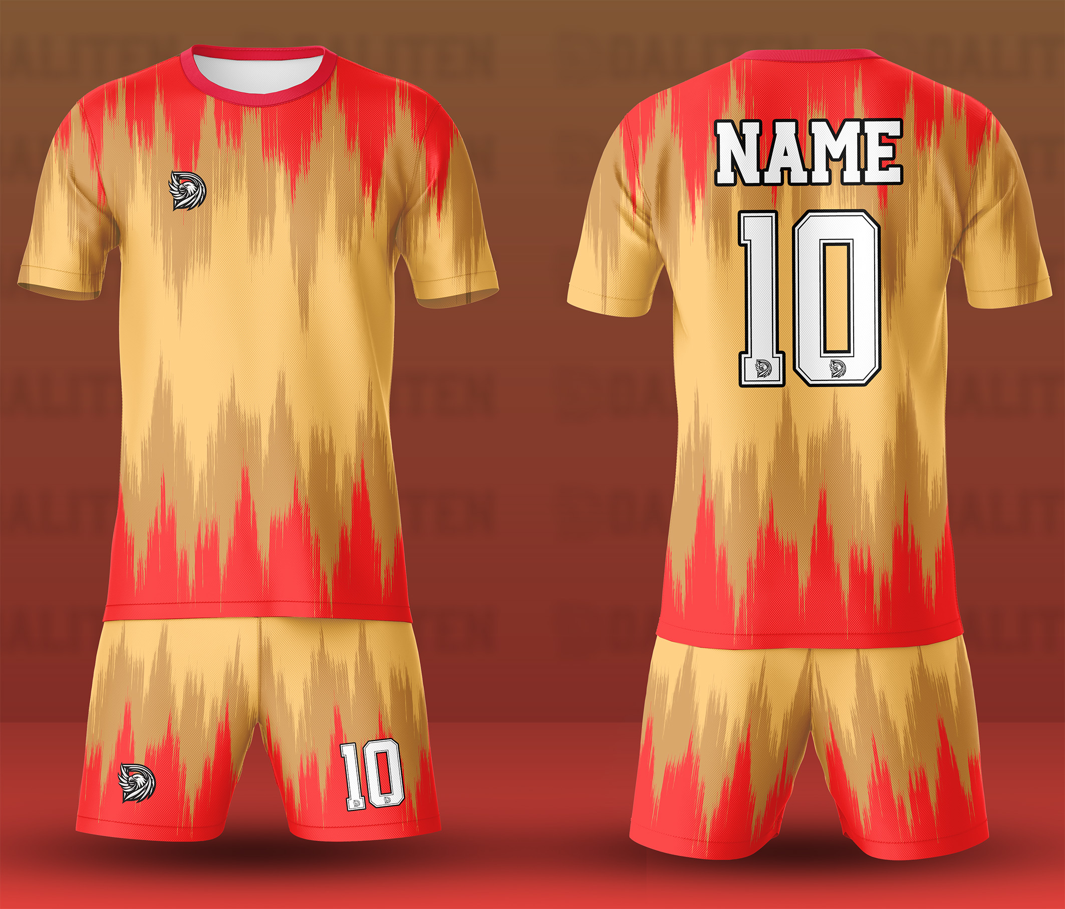 ست پیراهن شورت ورزشی کد D66