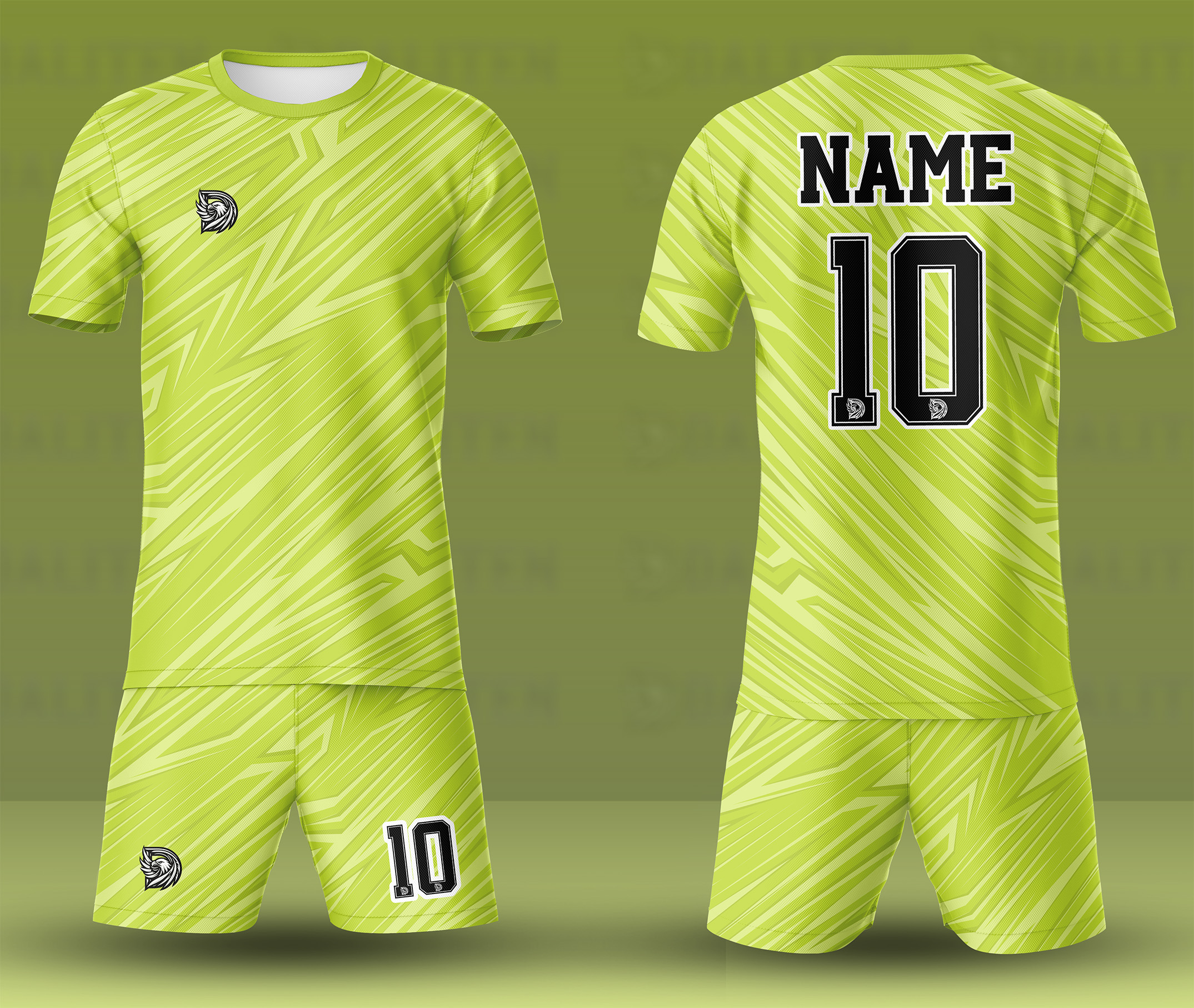 ست پیراهن شورت ورزشی کد D68